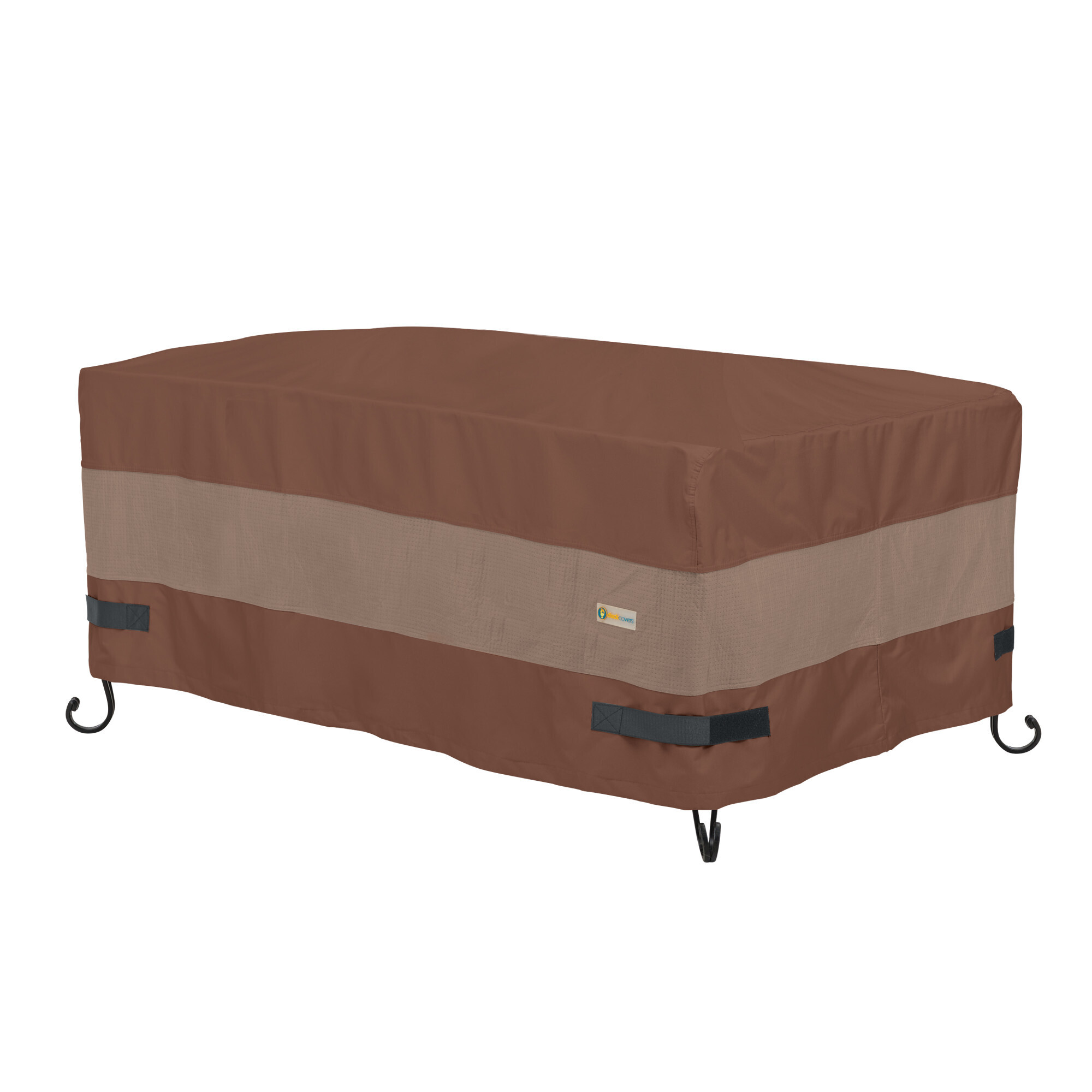 Classic Accessories DuckCovers Ultimate Waterproof Fire Pit Cover — Heavy-Duty Fabric, Breathable Side Panels, Model# UFPREC56